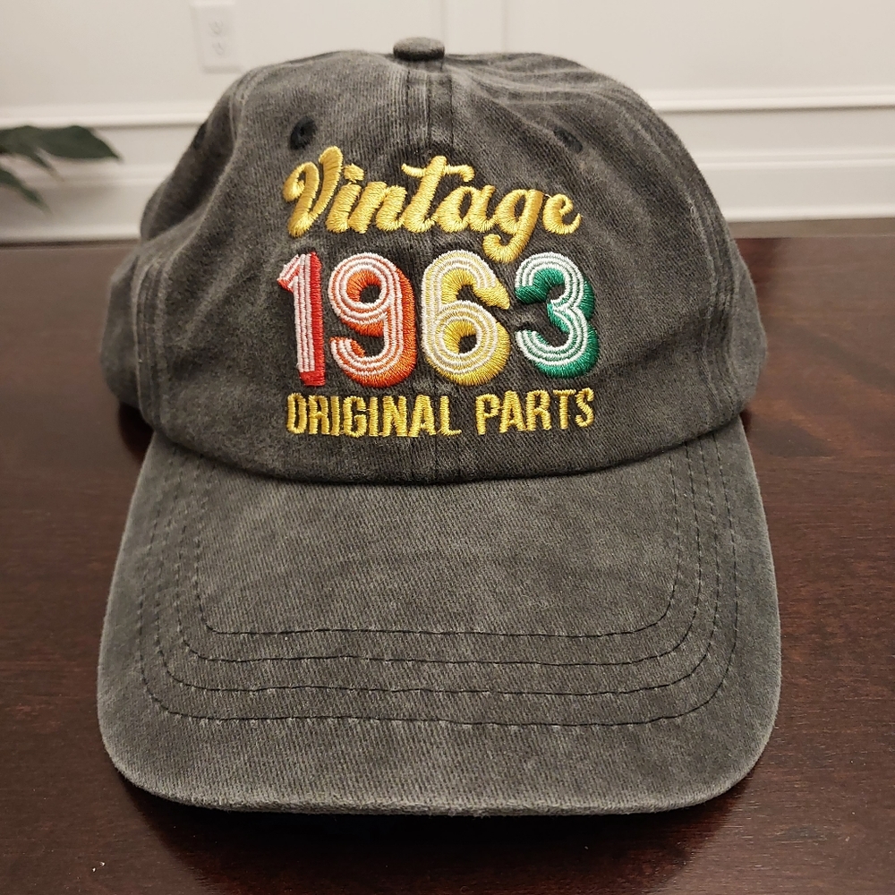 Vintage 1963 Original Parts Cap, Vintage 1963 Original Parts Hat, Men's Hat